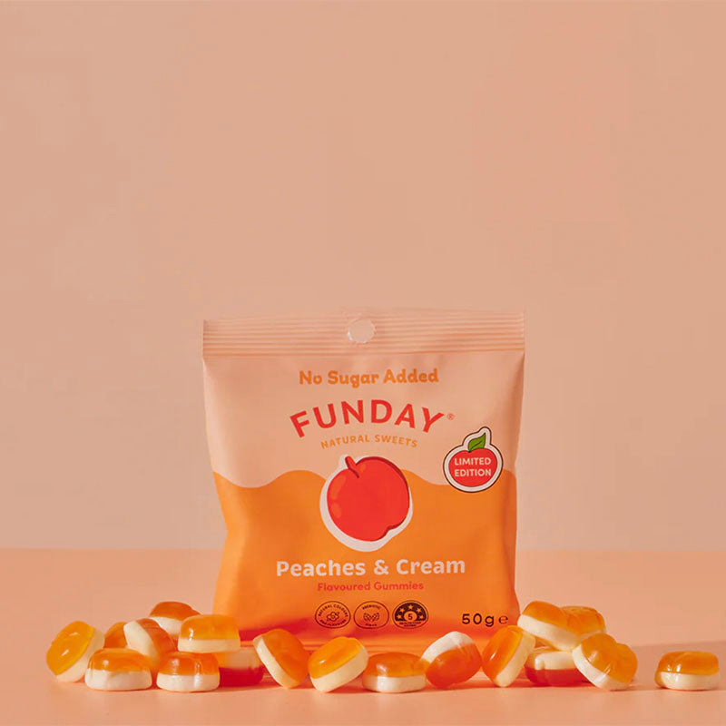 FUNDAY Natural Sweets - Peaches + Cream
