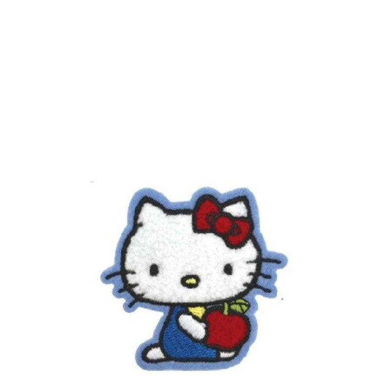 Fluffy 2-Way Iron-On + Adhesive Stickers - Hello Kitty