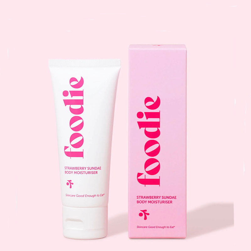 Foodie by Vanessa Megan Body Moisturiser - Strawberry Sundae