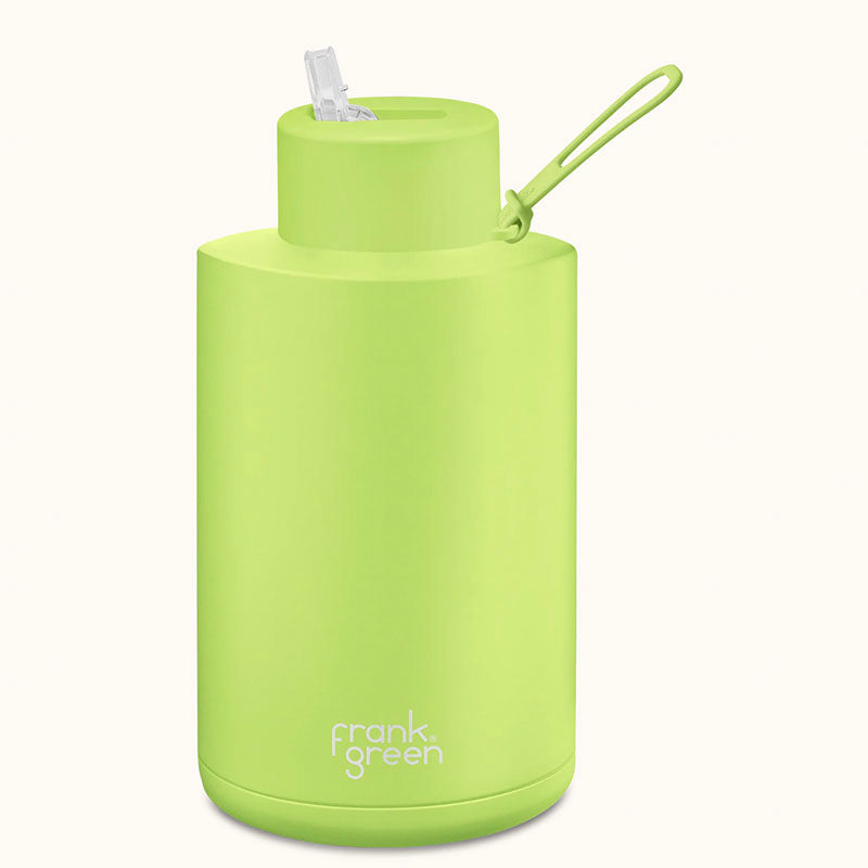 Frank Green Ceramic Reusable Bottle (2 litre) - Pistachio Green