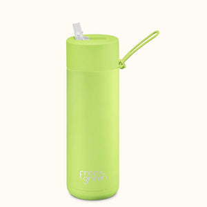 Frank Green Ceramic Reusable Bottle (595ml) - Pistachio Green