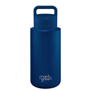 Frank Green Grip Lid Reusable Bottle (1 litre) Deep Ocean Blue
