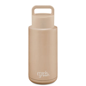 Frank Green Grip Lid Reusable Bottle (1 litre) Soft Stone