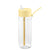 Frank Green Original Clear Reusable Bottle with Straw Lid - Buttermilk