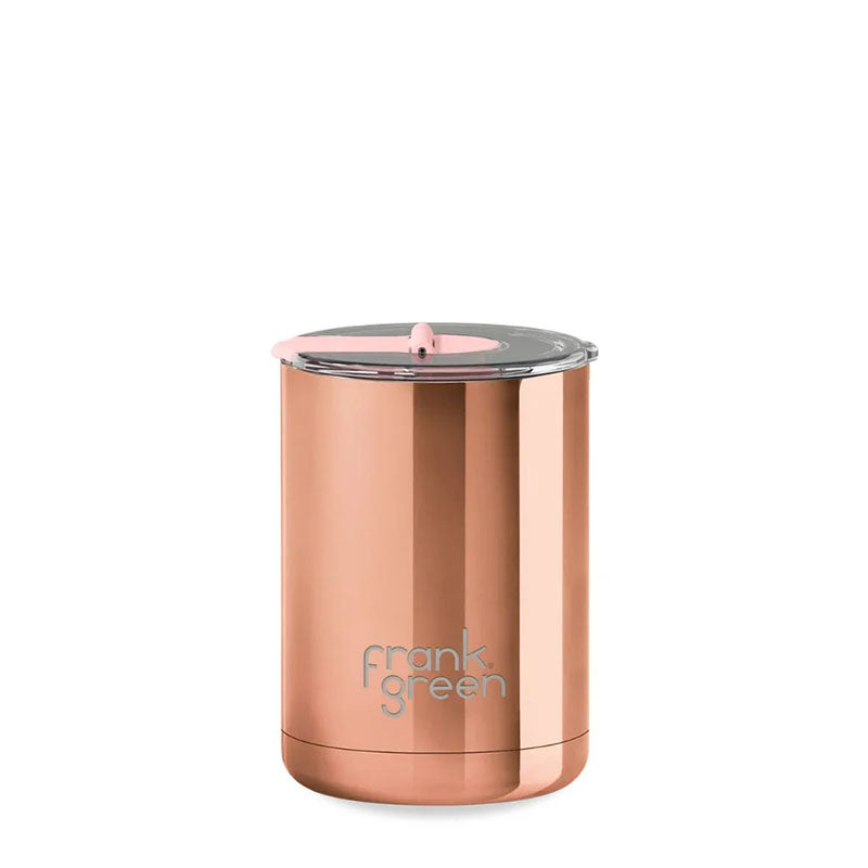 Frank Green Rose Gold Chrome Hinged Coffee Cup