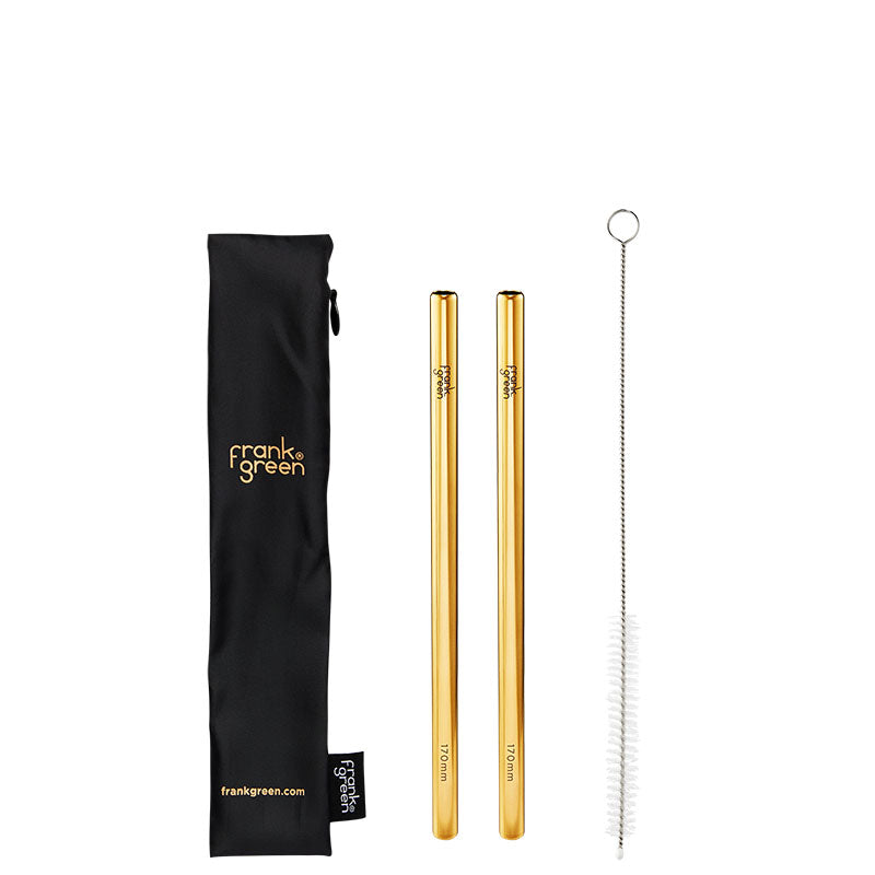 Frank Green Ultimate Reusable Straw Pack - Black