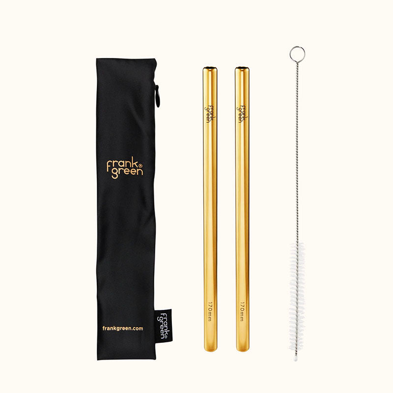 Frank Green Ultimate Reusable Straw Pack - Black
