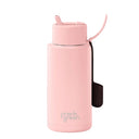 Frank Green Ceramic Reusable Bottle with Lip Gloss Holder Blush