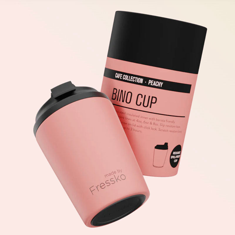 Fressko Bino Reusable Coffee Cup - Peachy