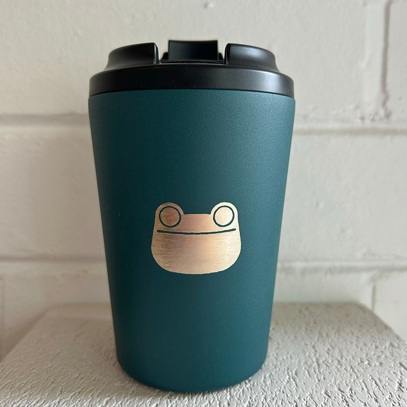 Fressko Camino x Natural Supply Co Froggy CERAMIC Reusable Coffee Cup Emerald