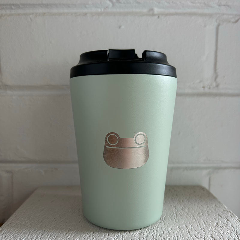 Fressko Camino x Natural Supply Co Froggy CERAMIC Reusable Coffee Cup Sage