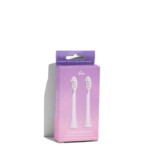 Gem Electric Toothbrush Replacement Heads 2-pack - Rose