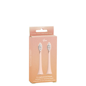 Gem Electric Toothbrush Replacement Heads 2-pack Watermelon