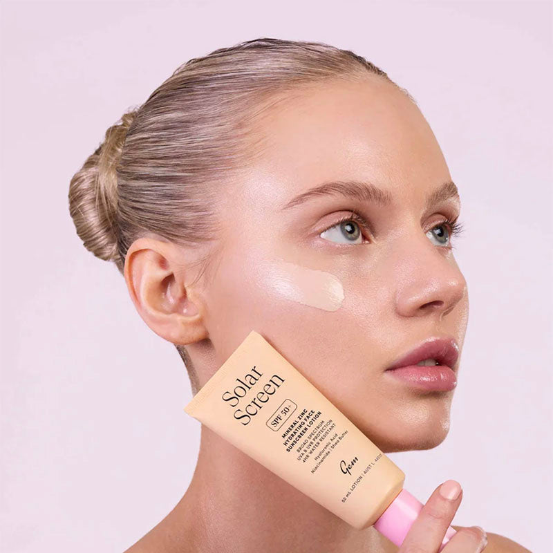 Gem Solar Screen SPF50+ Mineral Zinc Hydrating Face Lotion Geelong