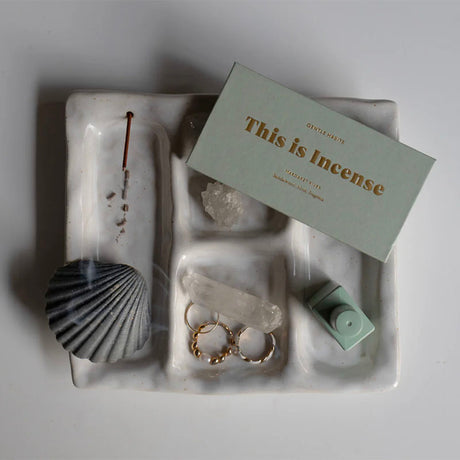Gentle Habits Ceramic Incense Platter
