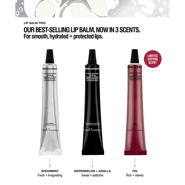Grown Alchemist Lip Balm Trio Geelong