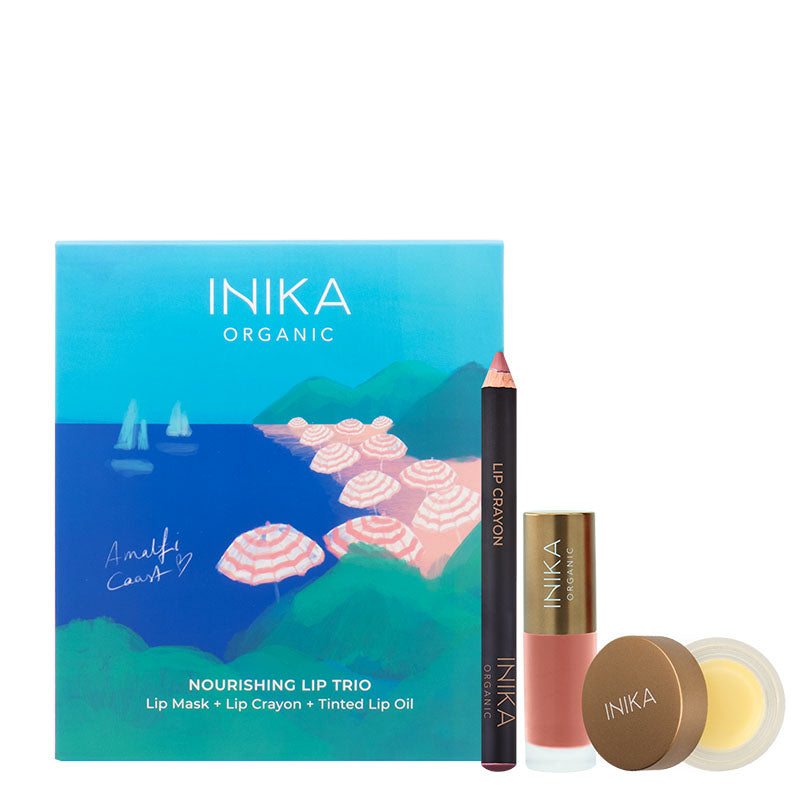 INIKA Organic Nourishing Lip Trio