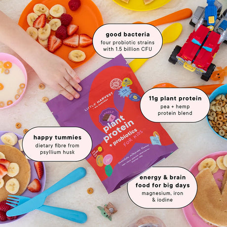 Little Harvest by NU Harvest Plant Protein + Probiotics for Kids Geelong