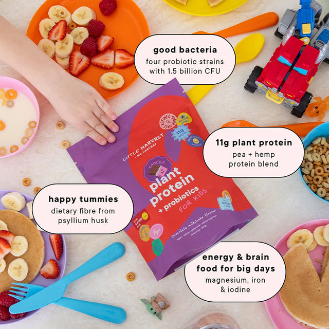 Little Harvest by NU Harvest Plant Protein + Probiotics for Kids Geelong