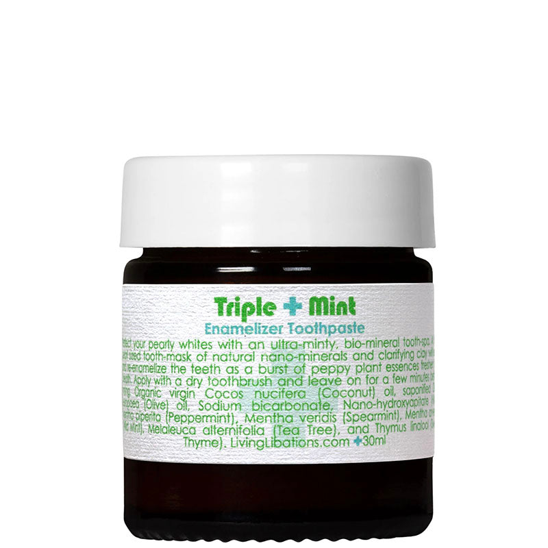 Living Libations Triple Mint Enamelizer Toothpaste