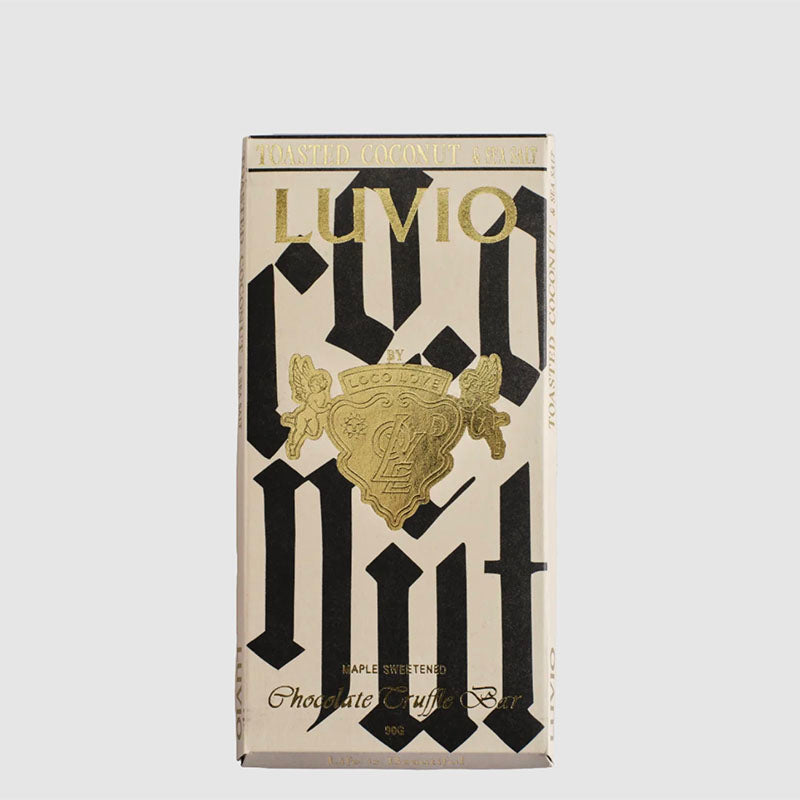 Loco Love Luvio Chocolate Bar - Toasted Coconut
