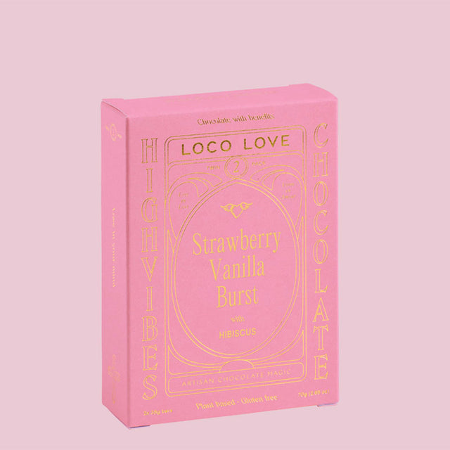 Loco Love Strawberry Vanilla Burst Chocolate twin pack