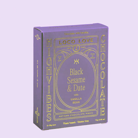 Loco Love Black Sesame & Date Chocolate - Twin Pack
