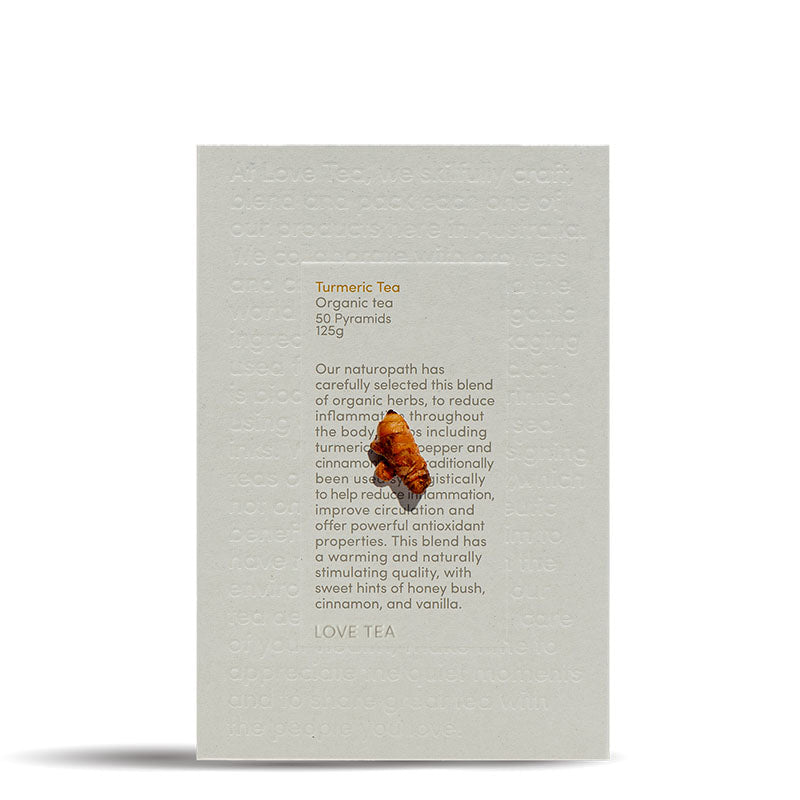Love Tea Turmeric Tea Pyramids 50 pack