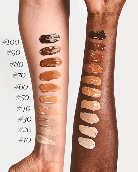 MADARA Skin Equal Soft Glow Foundation SPF15 swatches