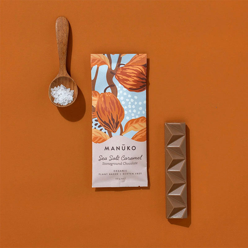 MANUKO Sea Salt Caramel Chocolate Bar