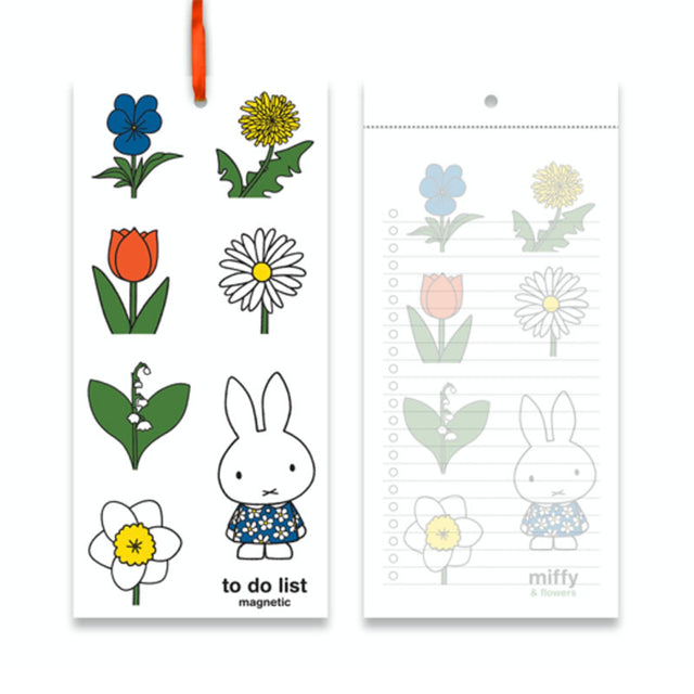 MIffy & Flowers Magnetic To-Do List