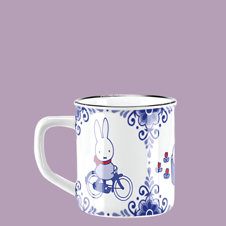 Miffy Ceramic Mug blue souvenir bicycle