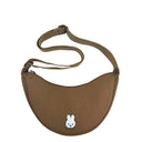 Miffy Crescent Crossbody Bag Caffe