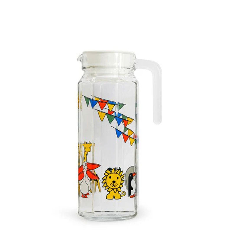 Miffy Glass Water Jug Zoo