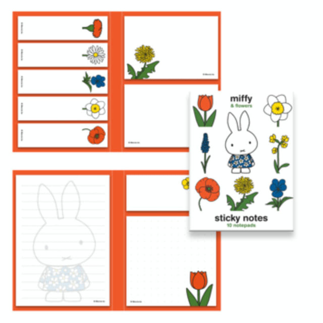Miffy & Flowers Sticky Notes Book
