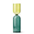 Milligram Double Bubble Vase - Lime & Teal