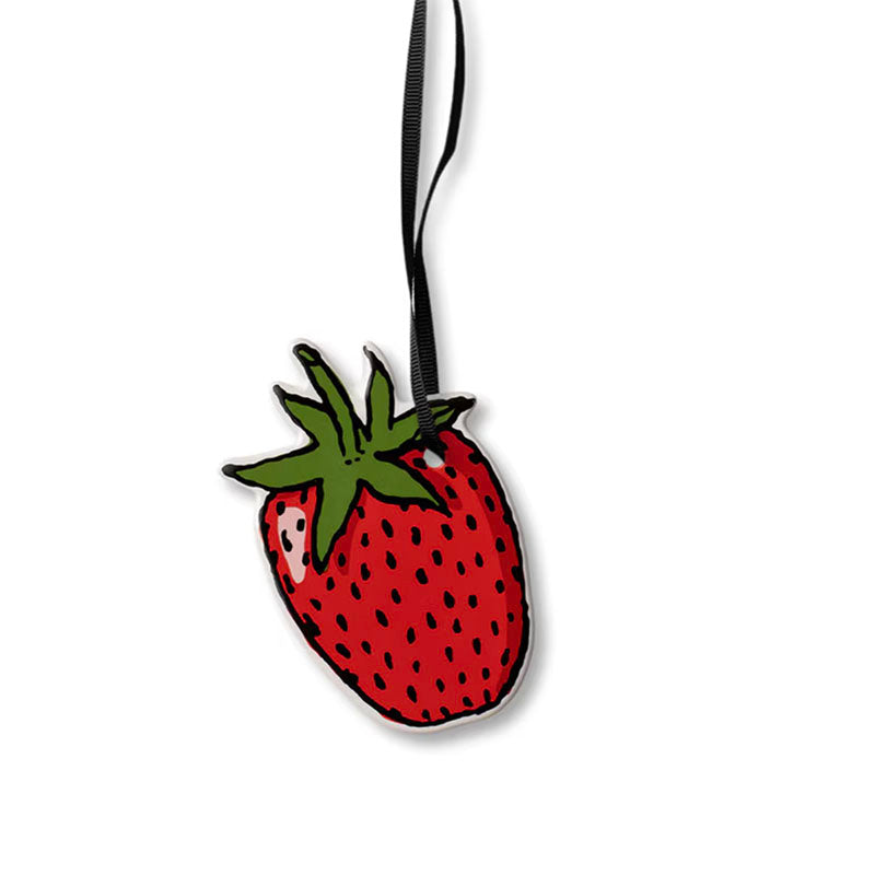 Milligram Flat Ceramic Decoration Strawberry