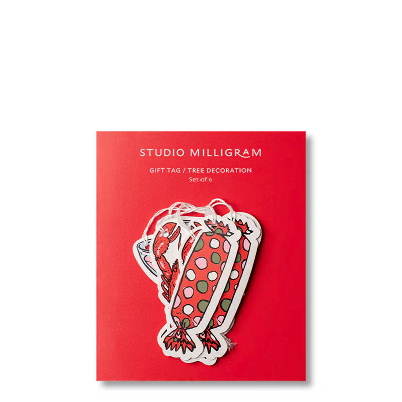 Milligram Gift Tags Lobster
