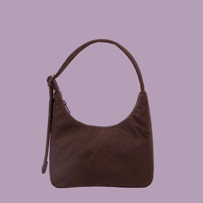 Baggu Mini Nylon Shoulder Bag - Coffee