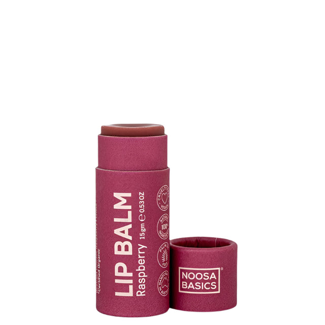Noosa Basics Organic Lip Balm - Raspberry