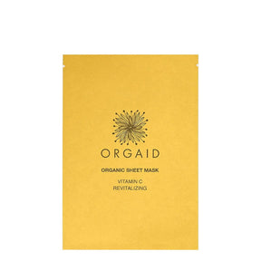 Orgaid Organic Sheet Mask: Vitamin C Revitalising - single