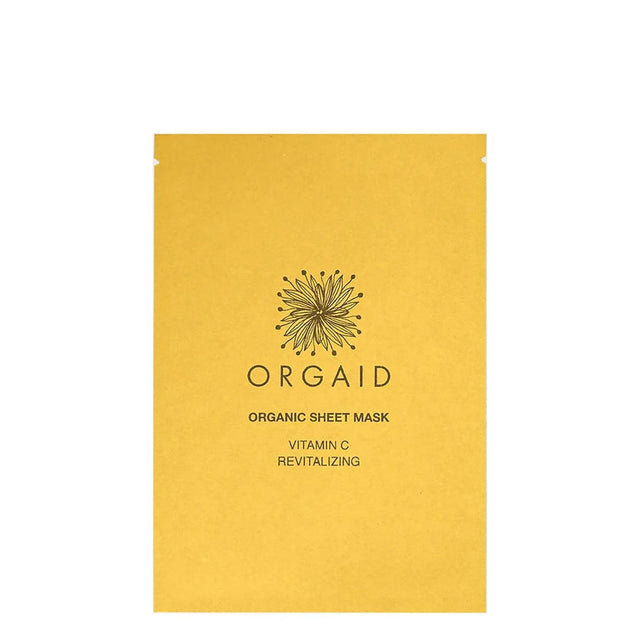 Orgaid Organic Sheet Mask: Vitamin C Revitalising - single