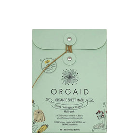 Orgaid Organic Sheet Mask Firming, Anti-Aging + Vitamin C Multi-Pack