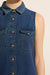 Outland Denim Amber Sleeveless Shirt Dress