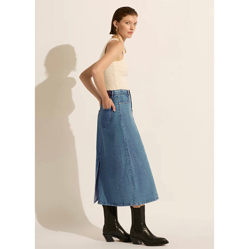 Outland Denim Ruby Maxi Skirt Geelong