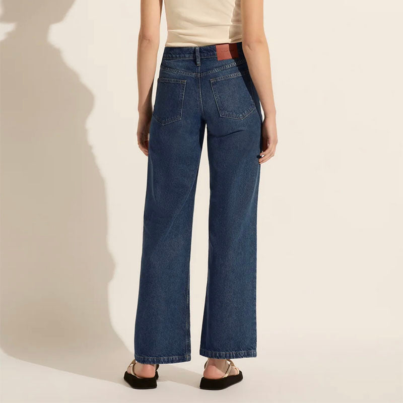 Outland Mimi Mid-Rise Wide Leg Jean