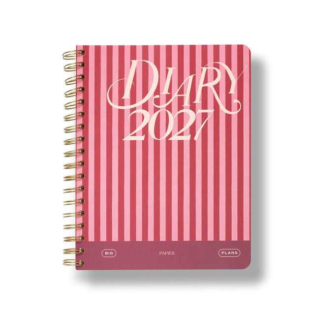 Papier 2027 Weekly Softcover Spiral Diary Cabana