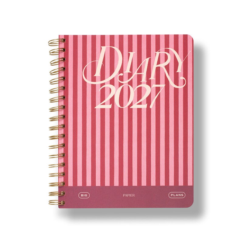 Papier 2027 Weekly Softcover Spiral Diary Cabana