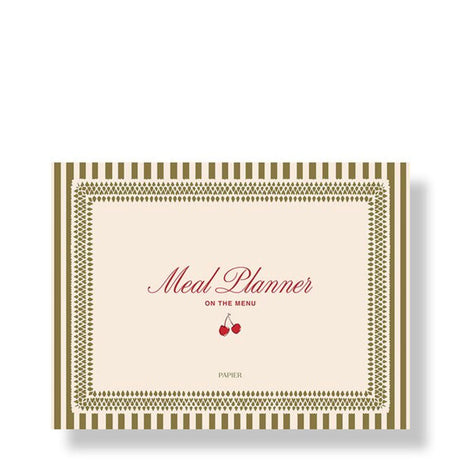 Papier Meal Planner - Cherry