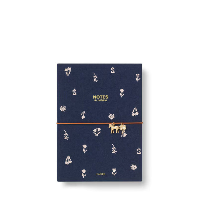 Papier Once Twilight Blooms Fabric-Covered Notebook